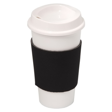 NYC Plastic Cup with Neoprene Sleeve