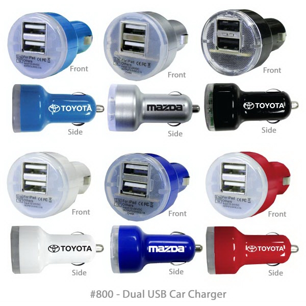 Superior USB Dual Port Car Chargers E800 & Power Bank E810