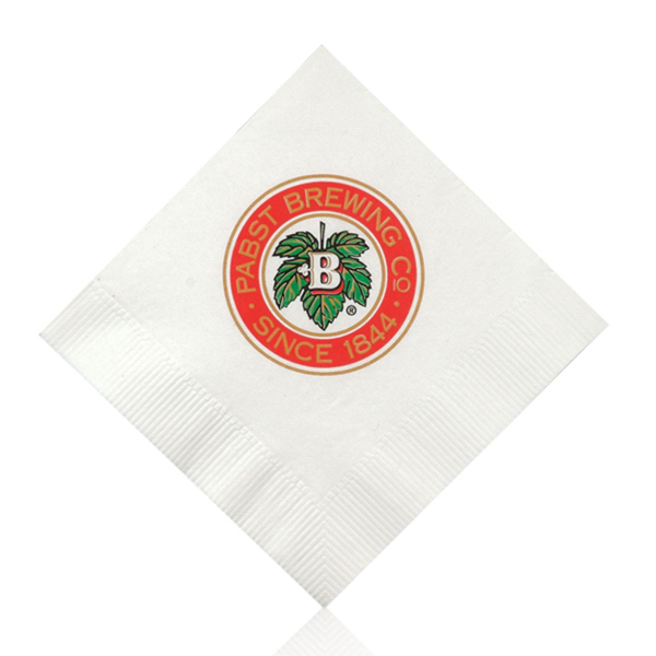 Beverage Napkin - White