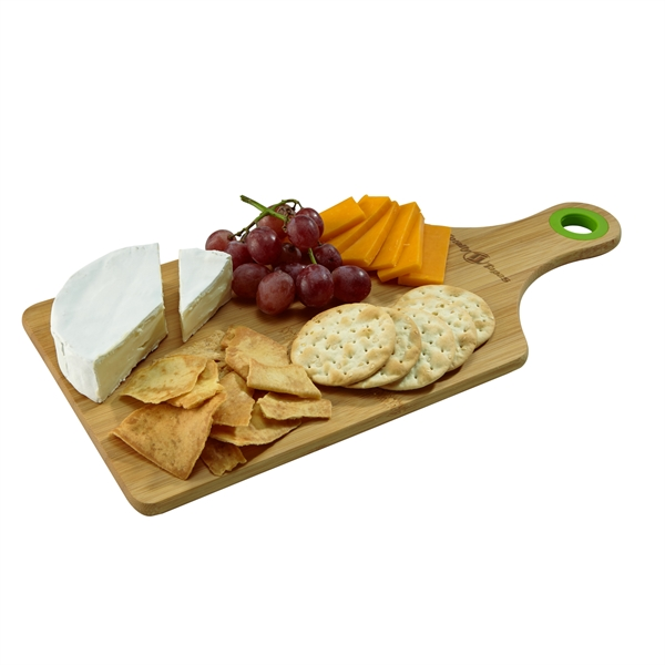 Bamboo Cheese Board w/ Silicone Ring