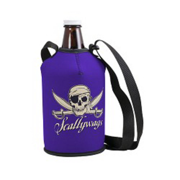 Neoprene Growler Cover with Strap